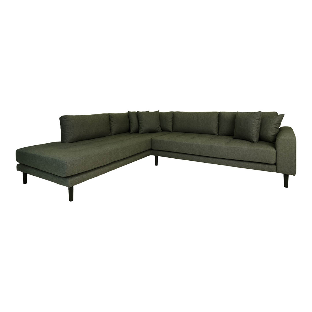 Barcelona hjørnesofa venstrevendt 257 x 76 cm i eg