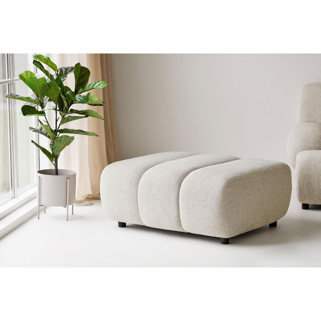Zurich modulsofa 84 x 89 cm i sandfarvet