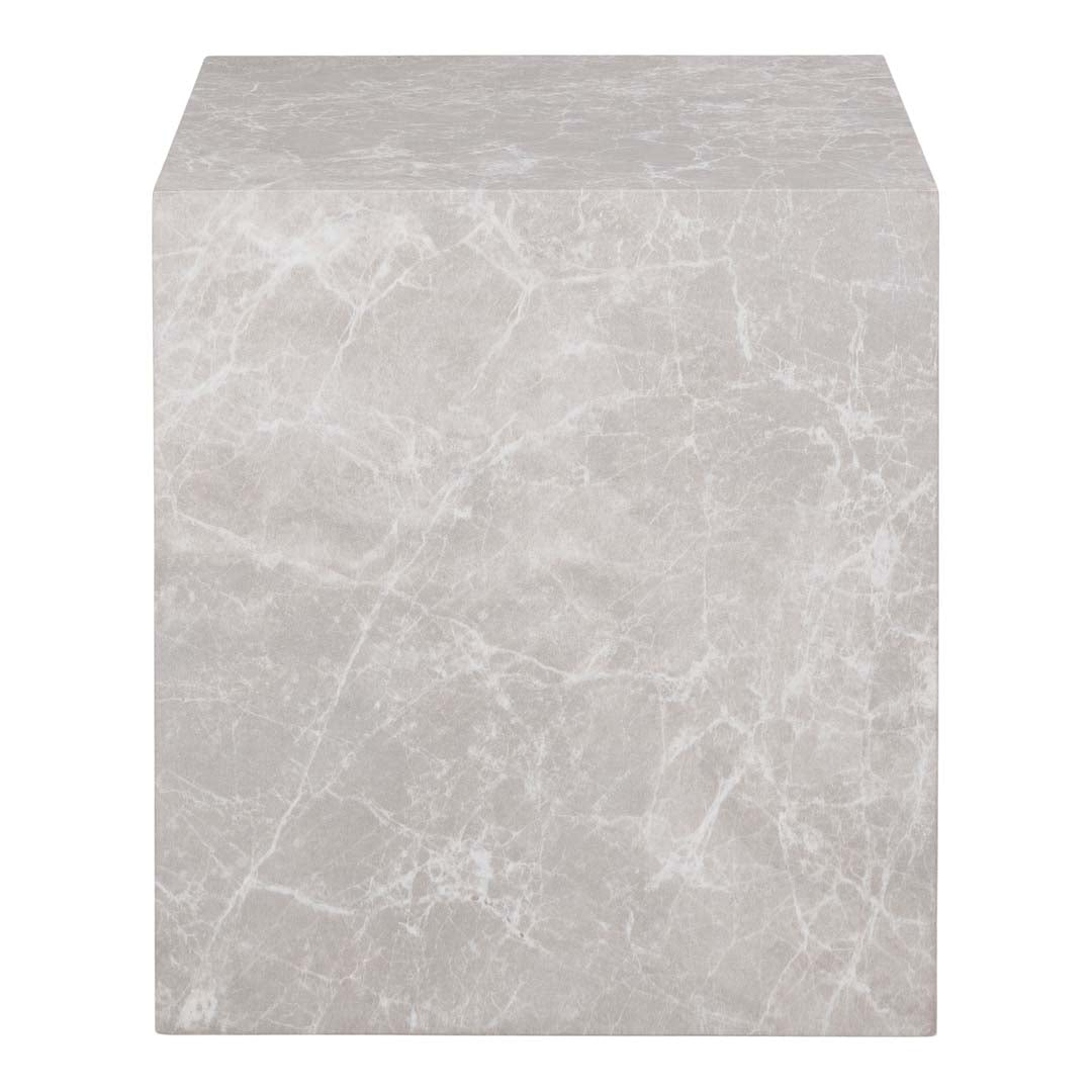 Faro sidebord 40 x 45 cm i marmordekor