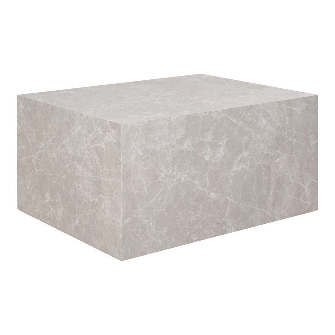 Faro sofabord 60 x 40 cm i marmordekor