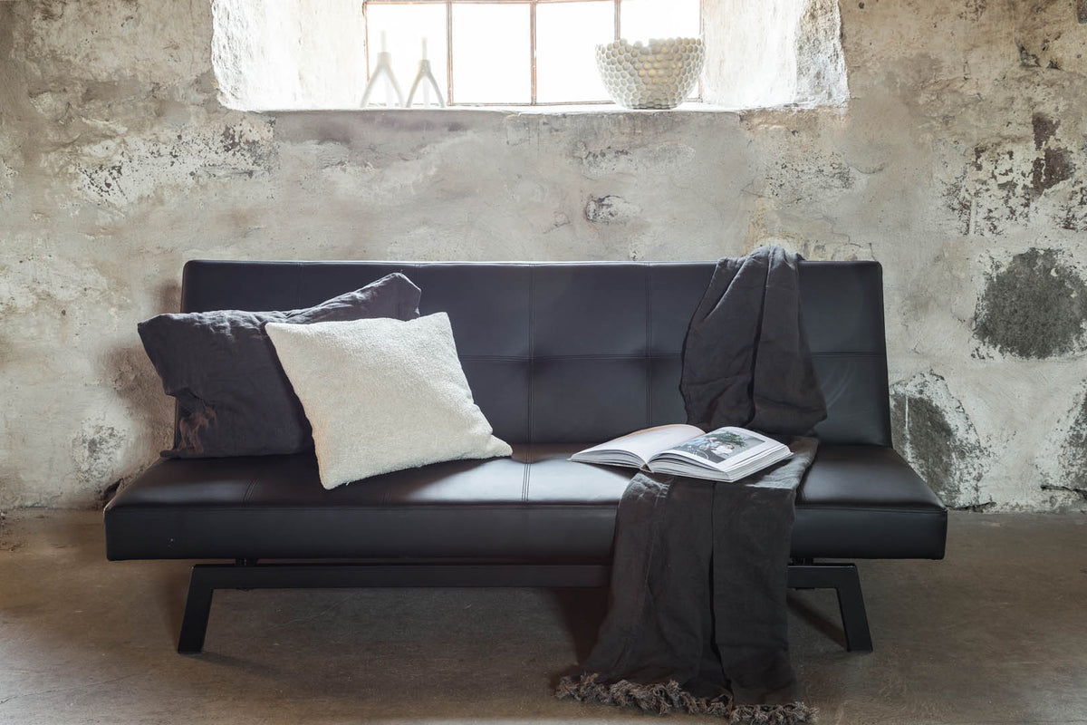 Firenze sovesofa 180 x 76 cm i sort