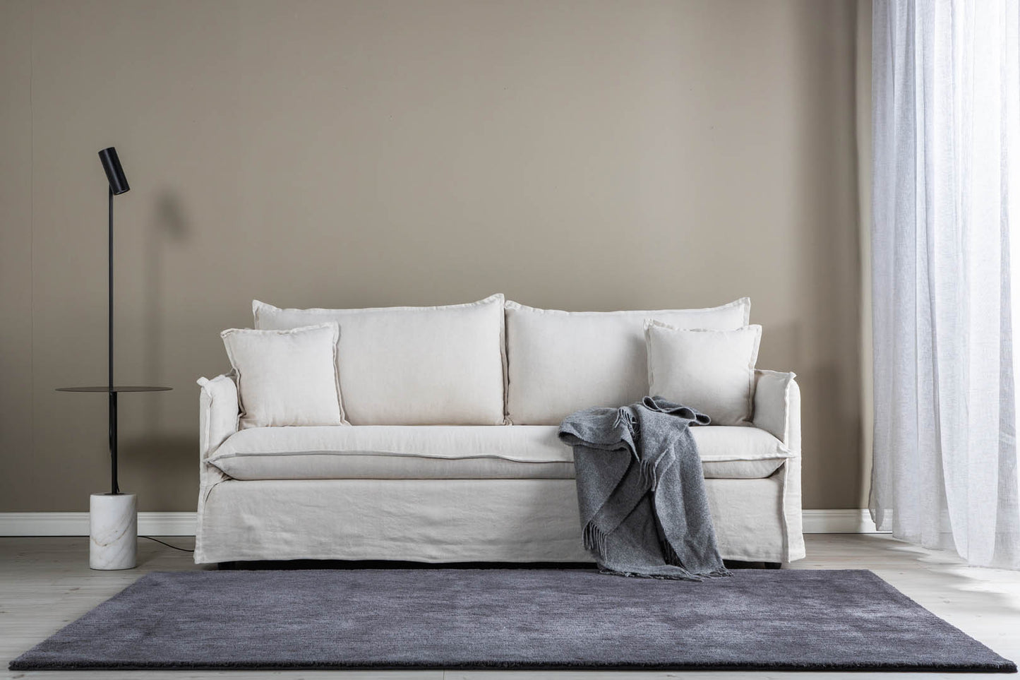 Manila 3-personers sofa 201 x 90 cm i beige