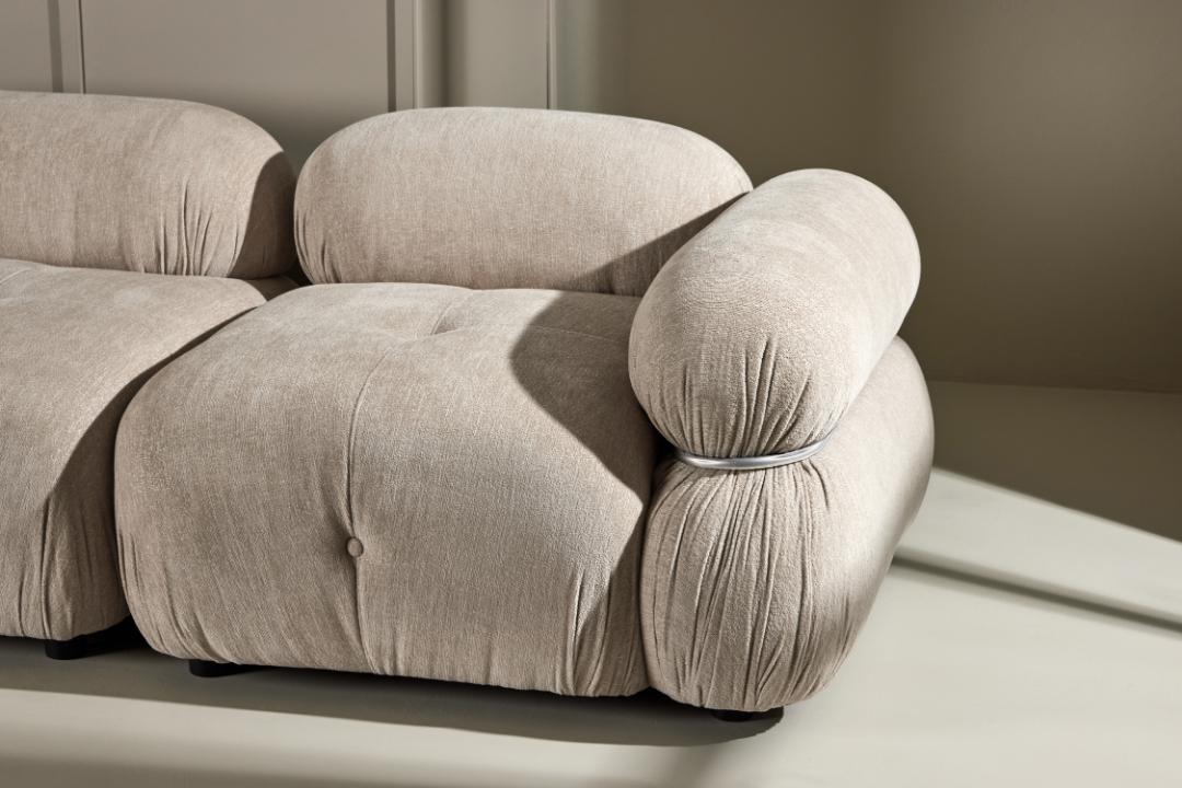 Stockholm 3-personers sofa 285 x 70 cm i beige