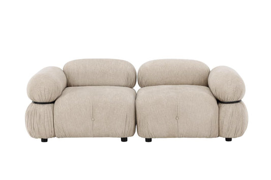 Stockholm 2-personers sofa 190 x 70 cm i beige
