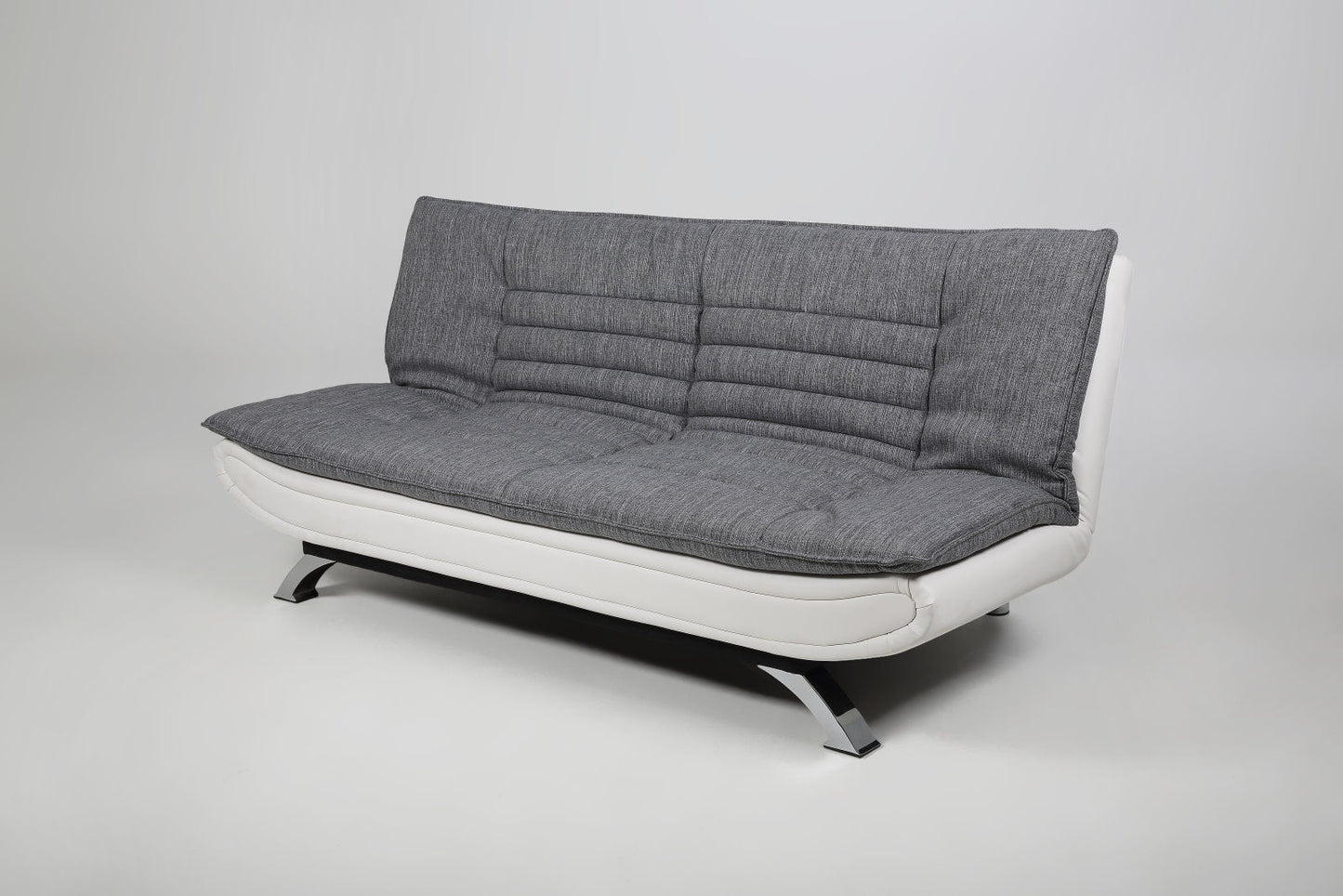 Pisa sovesofa 196 x 98 cm i lysegrå/hvid