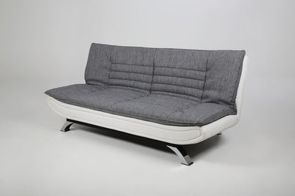 Pisa sovesofa 196 x 98 cm i lysegrå/hvid