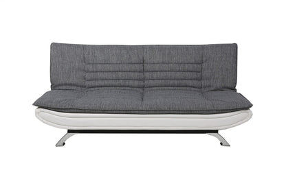 Pisa sovesofa 196 x 98 cm i lysegrå/hvid