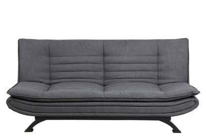 Pisa sovesofa 196 x 98 cm i mørkegrå/sort