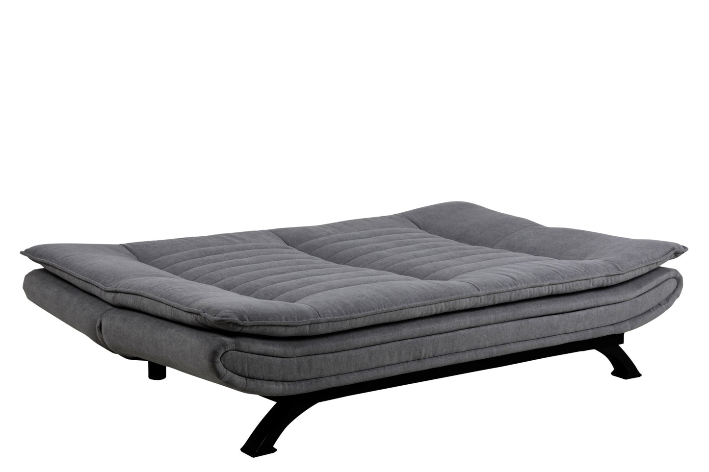Pisa sovesofa 196 x 98 cm i mørkegrå/sort