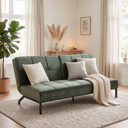 Valencia sovesofa 198 x 87 cm i sort