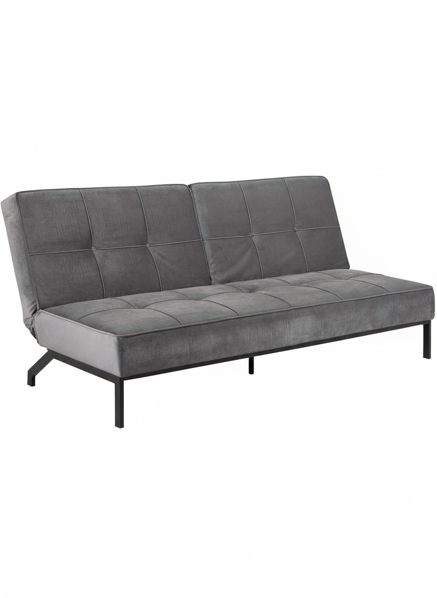 Versailles sovesofa 198 x 87 cm i mørkegrå