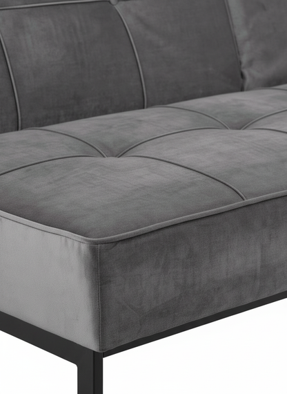 Versailles sovesofa 198 x 87 cm i mørkegrå