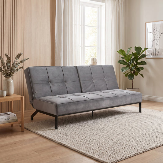 Versailles sovesofa 198 x 87 cm i mørkegrå