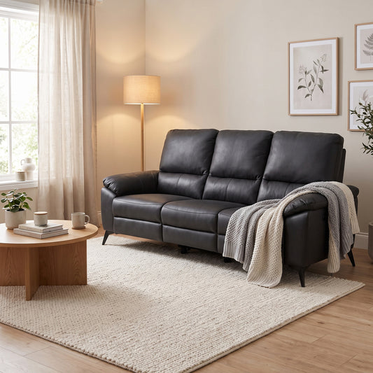 Palermo 3-personers sofa 215 x 102 cm i grå