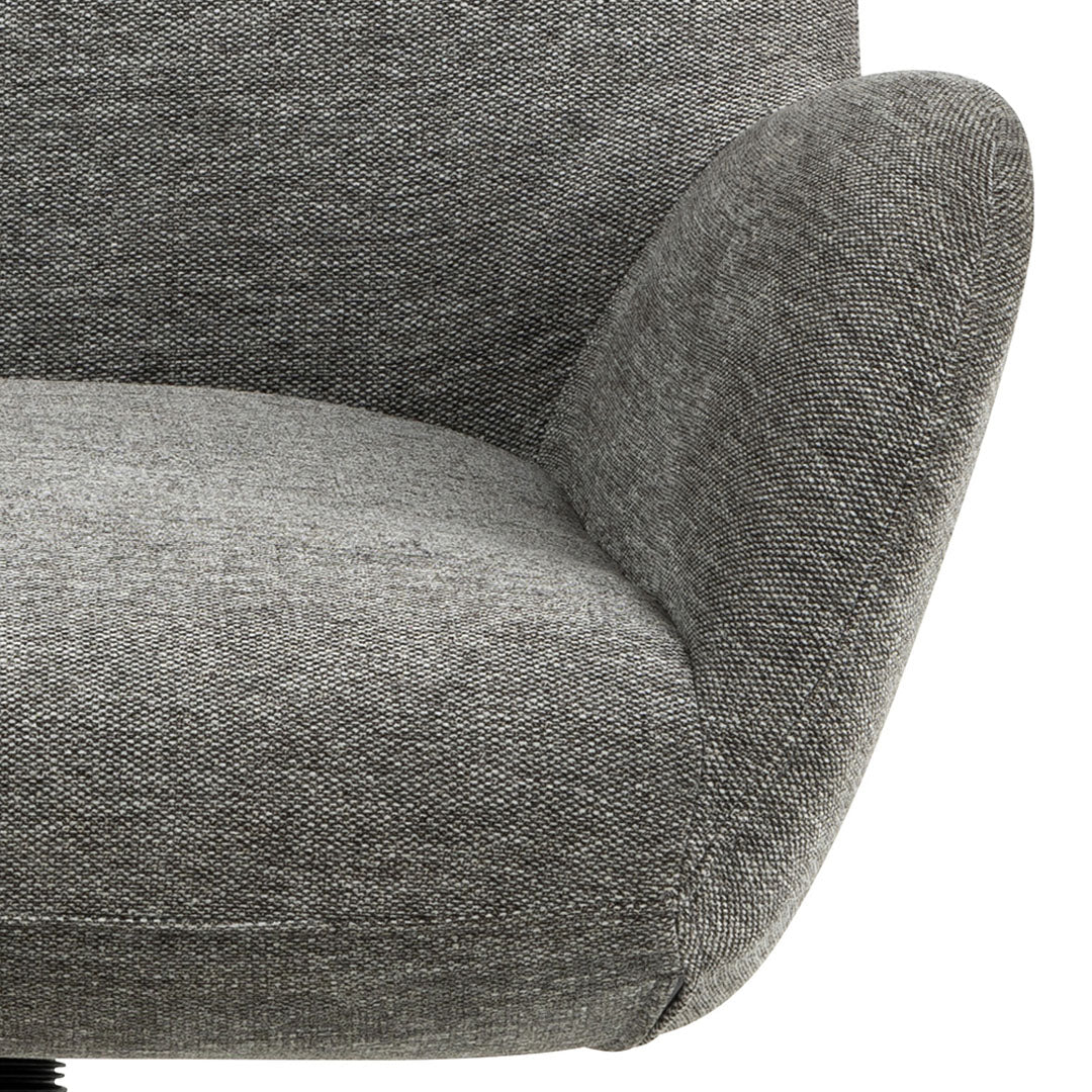 Lænestol Odense, polyester/stof og metal