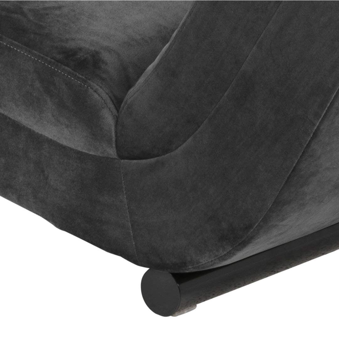 Basel chaiselongsofa 60 x 170 cm i grå
