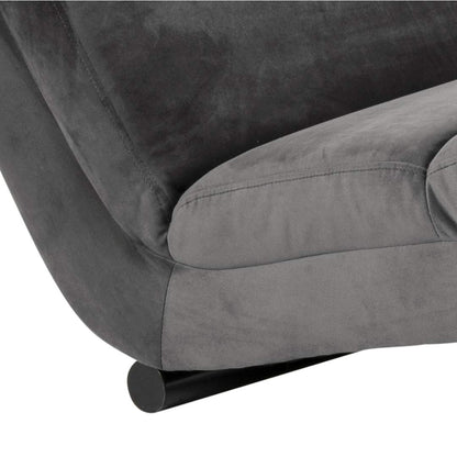 Basel chaiselongsofa 60 x 170 cm i grå