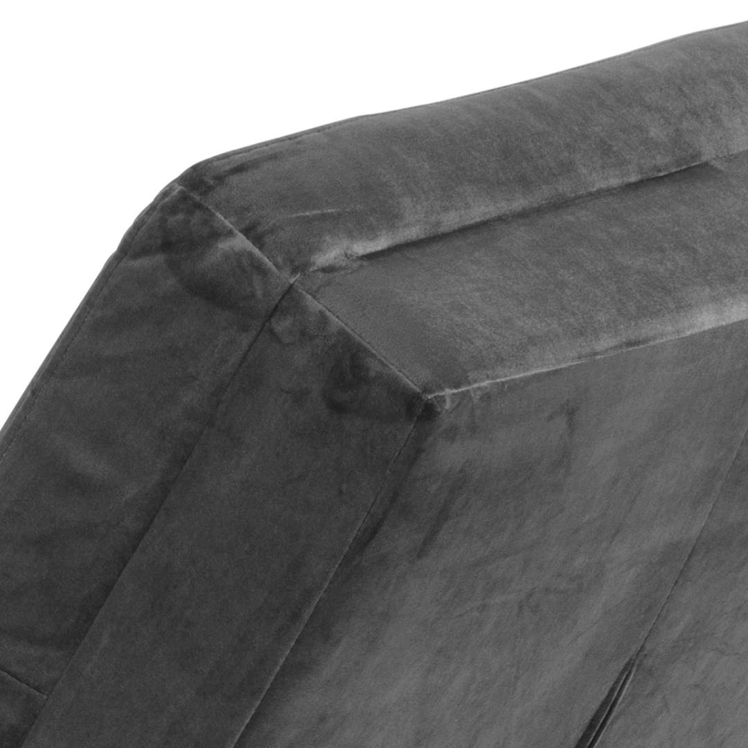 Basel chaiselongsofa 60 x 170 cm i grå