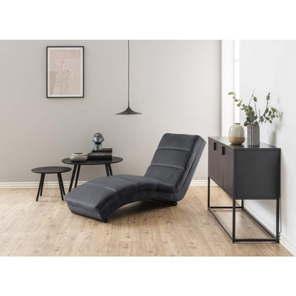 Basel chaiselongsofa 60 x 170 cm i grå