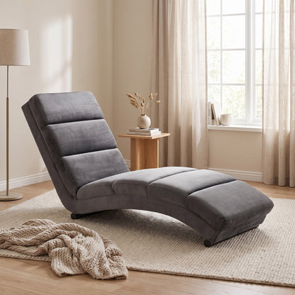 Basel chaiselongsofa 60 x 170 cm i grå