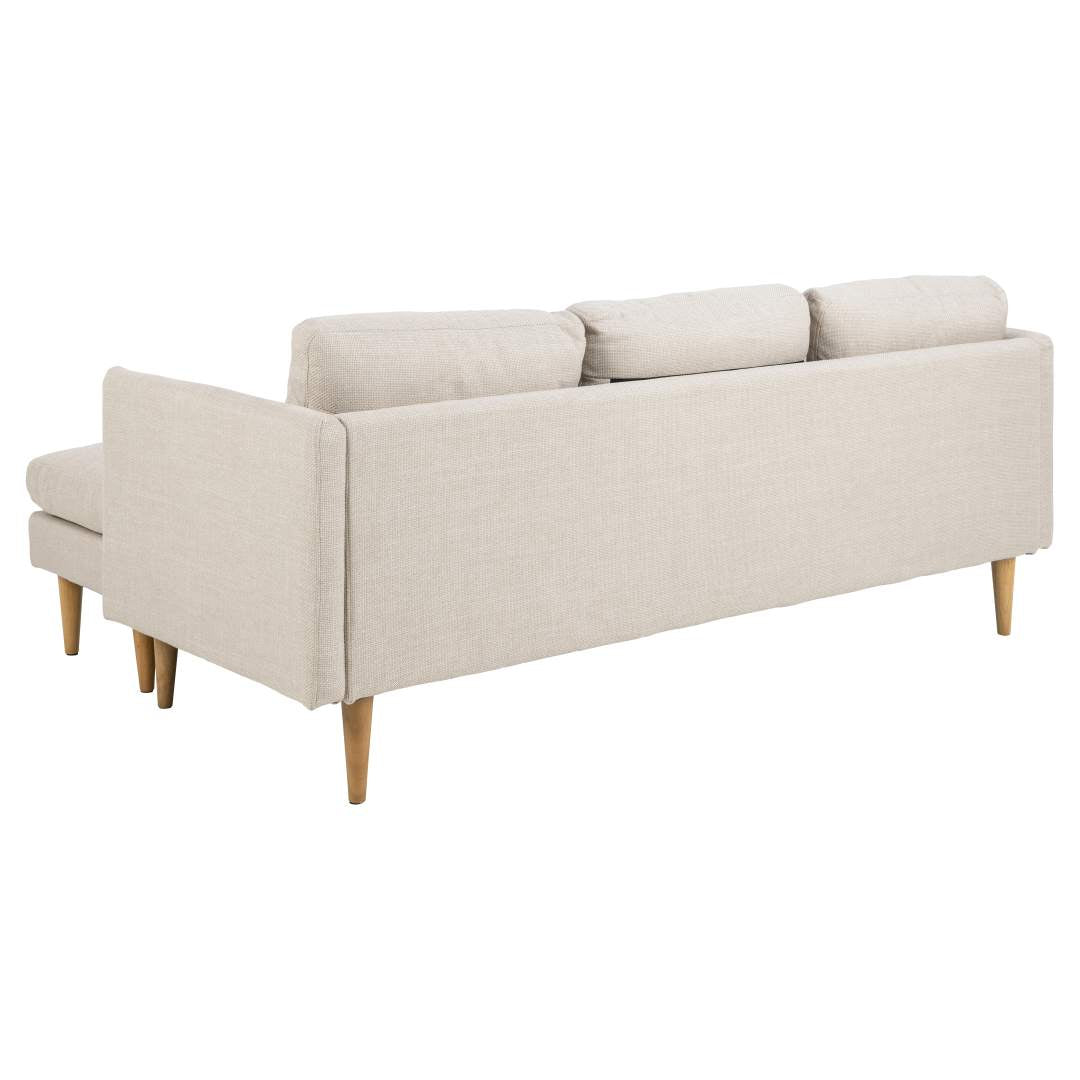 Honolulu chaiselongsofa venstrevendt 201 x 84 cm i beige