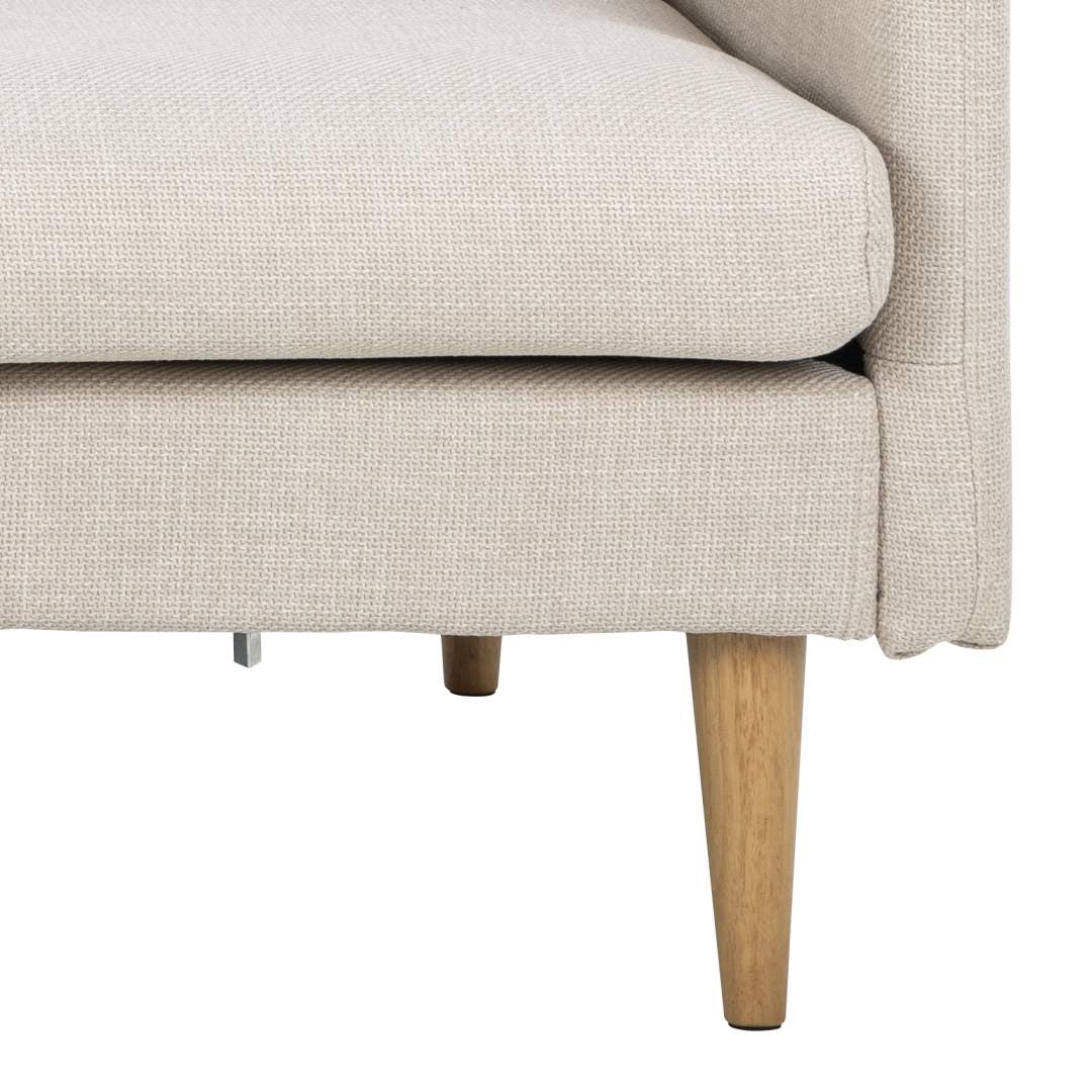 Honolulu chaiselongsofa venstrevendt 201 x 84 cm i beige