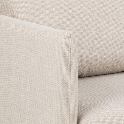 Honolulu chaiselongsofa venstrevendt 201 x 84 cm i beige