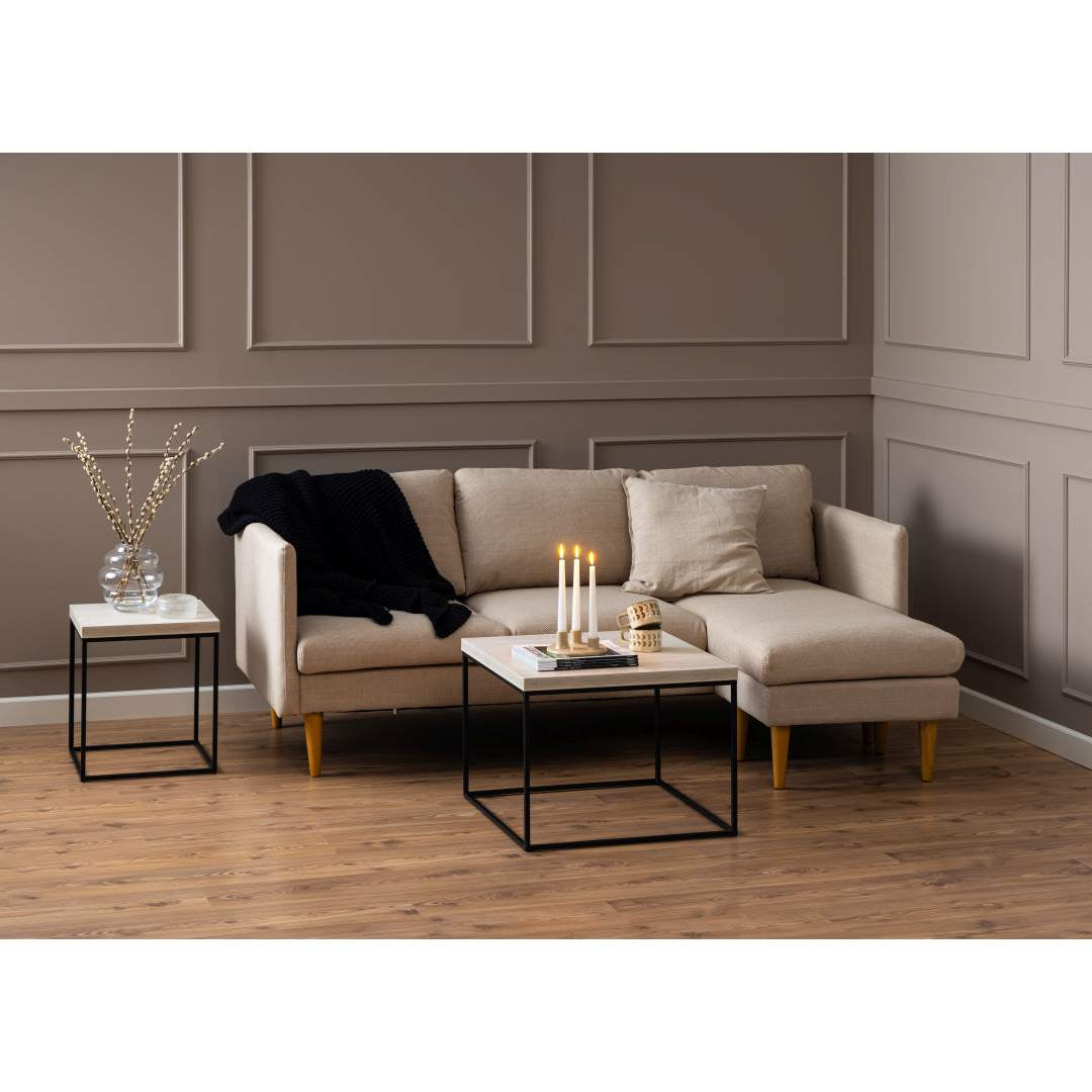 Honolulu chaiselongsofa venstrevendt 201 x 84 cm i beige