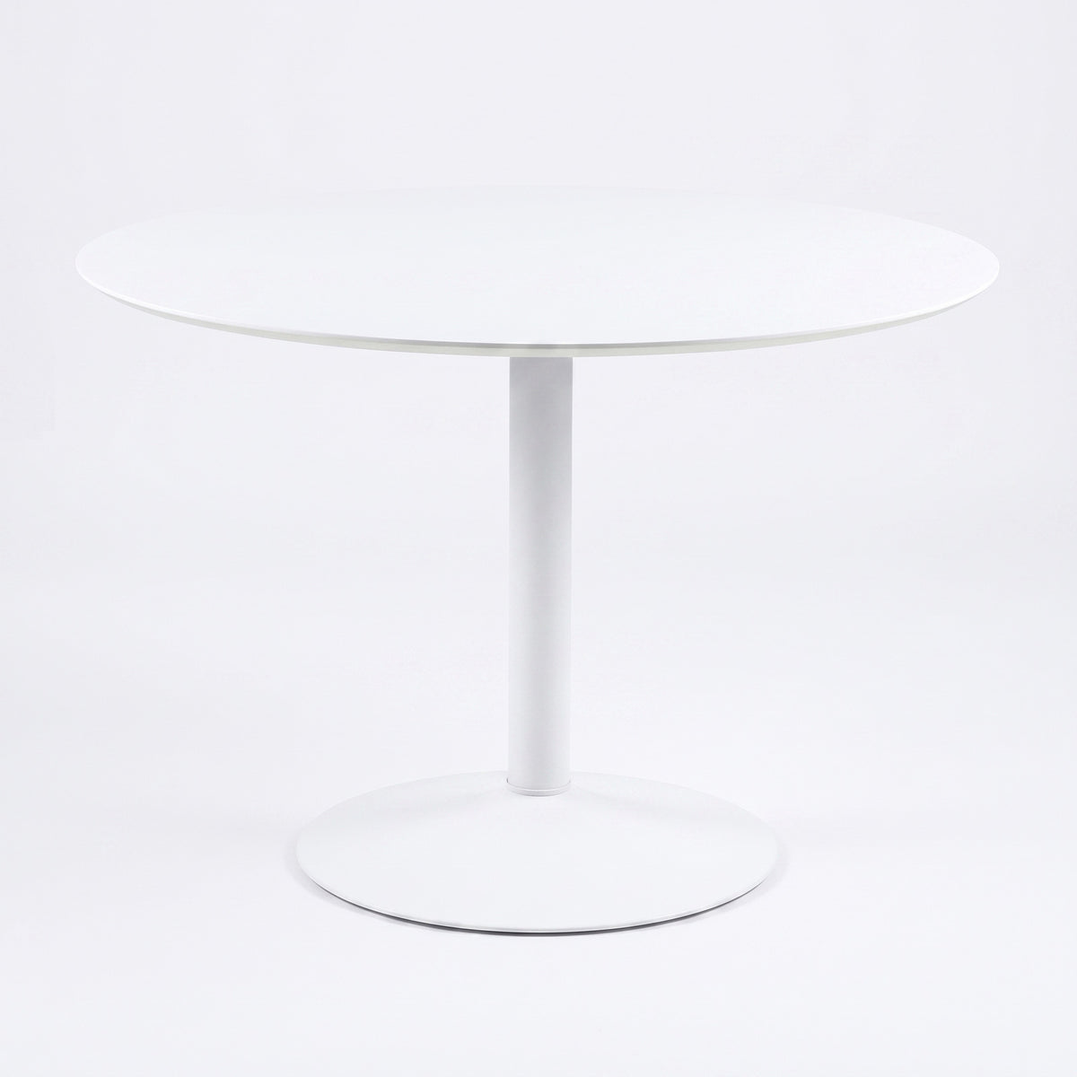 Shanghai spisebord Ø110 cm i hvid
