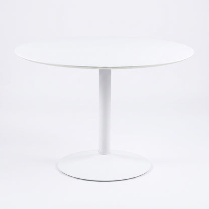Shanghai spisebord Ø110 cm i hvid