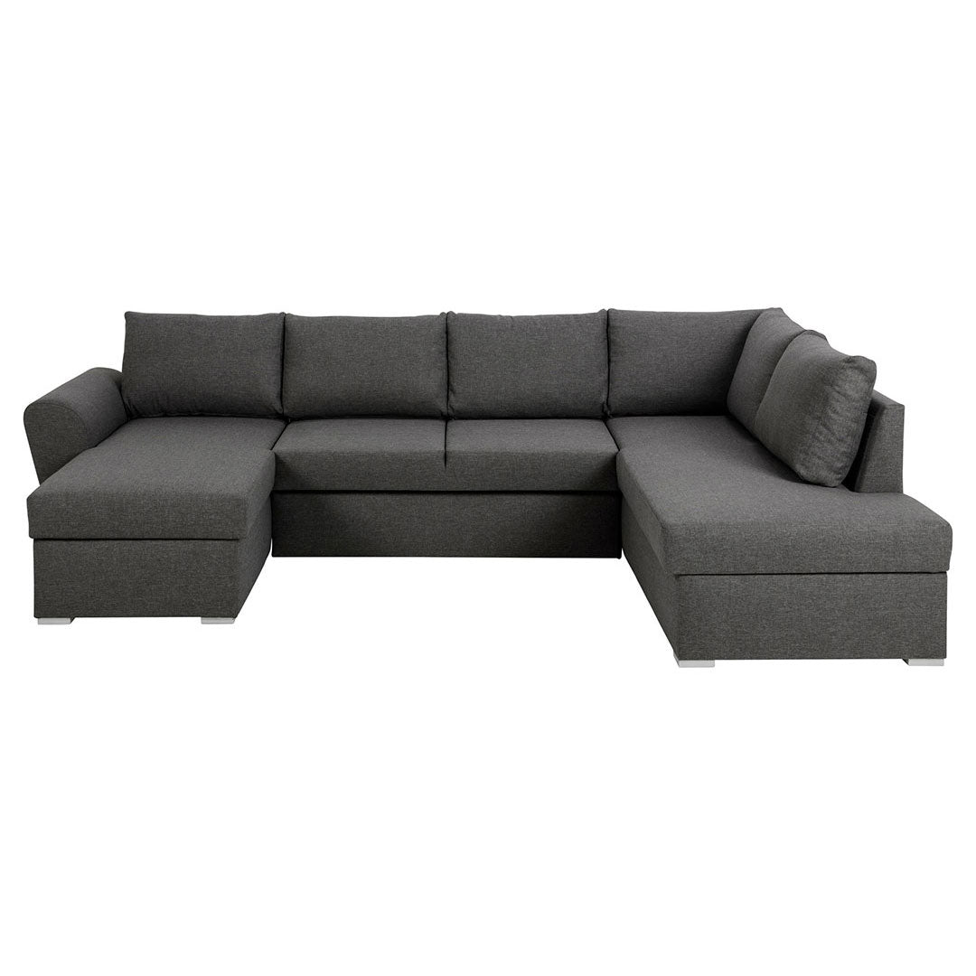 Tromso sovesofa med chaiselong venstrevendt 296 x 85 cm i grå