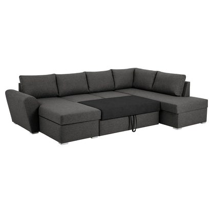 Tromso sovesofa med chaiselong venstrevendt 296 x 85 cm i grå