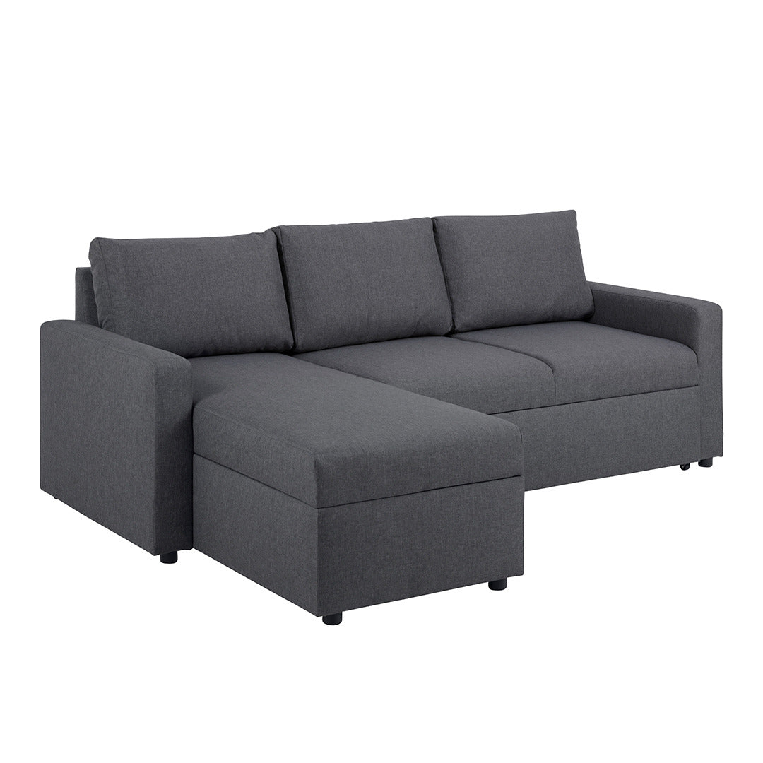 Stavanger sovesofa med chaiselong med opbevaring