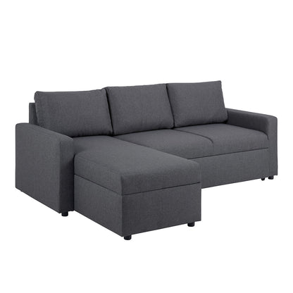 Stavanger sovesofa med chaiselong med opbevaring
