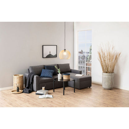 Stavanger sovesofa med chaiselong med opbevaring