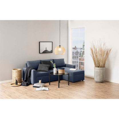 Stavanger sovesofa med chaiselong med opbevaring