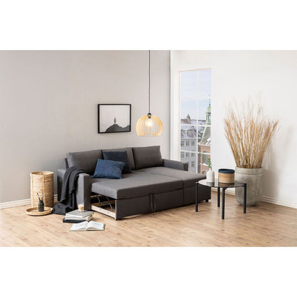 Stavanger sovesofa med chaiselong med opbevaring