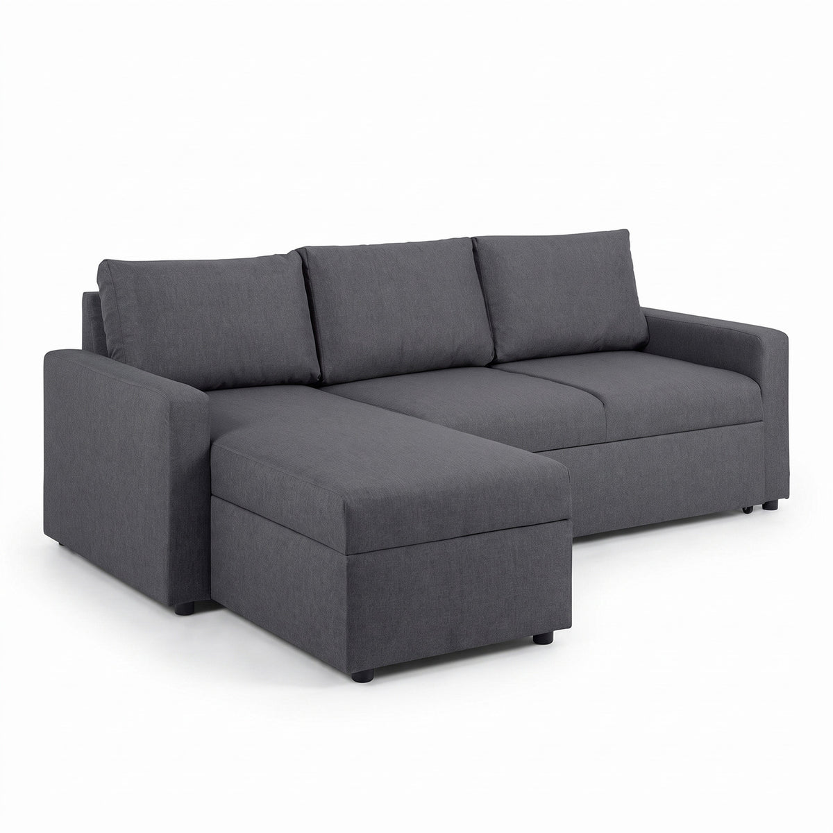Stavanger sovesofa med chaiselong med opbevaring