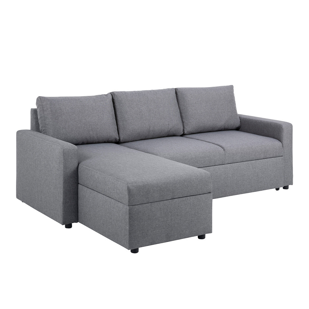 Stavanger sovesofa med chaiselong med opbevaring