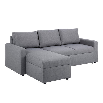 Stavanger sovesofa med chaiselong med opbevaring