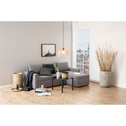 Stavanger sovesofa med chaiselong med opbevaring