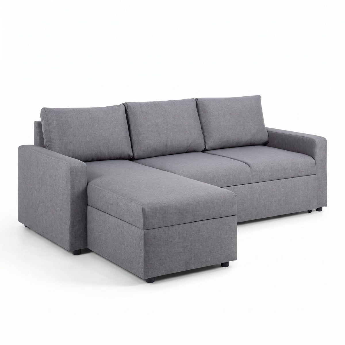 Stavanger sovesofa med chaiselong med opbevaring