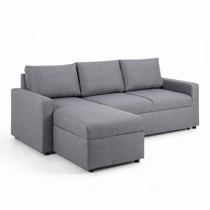 Stavanger sovesofa med chaiselong med opbevaring