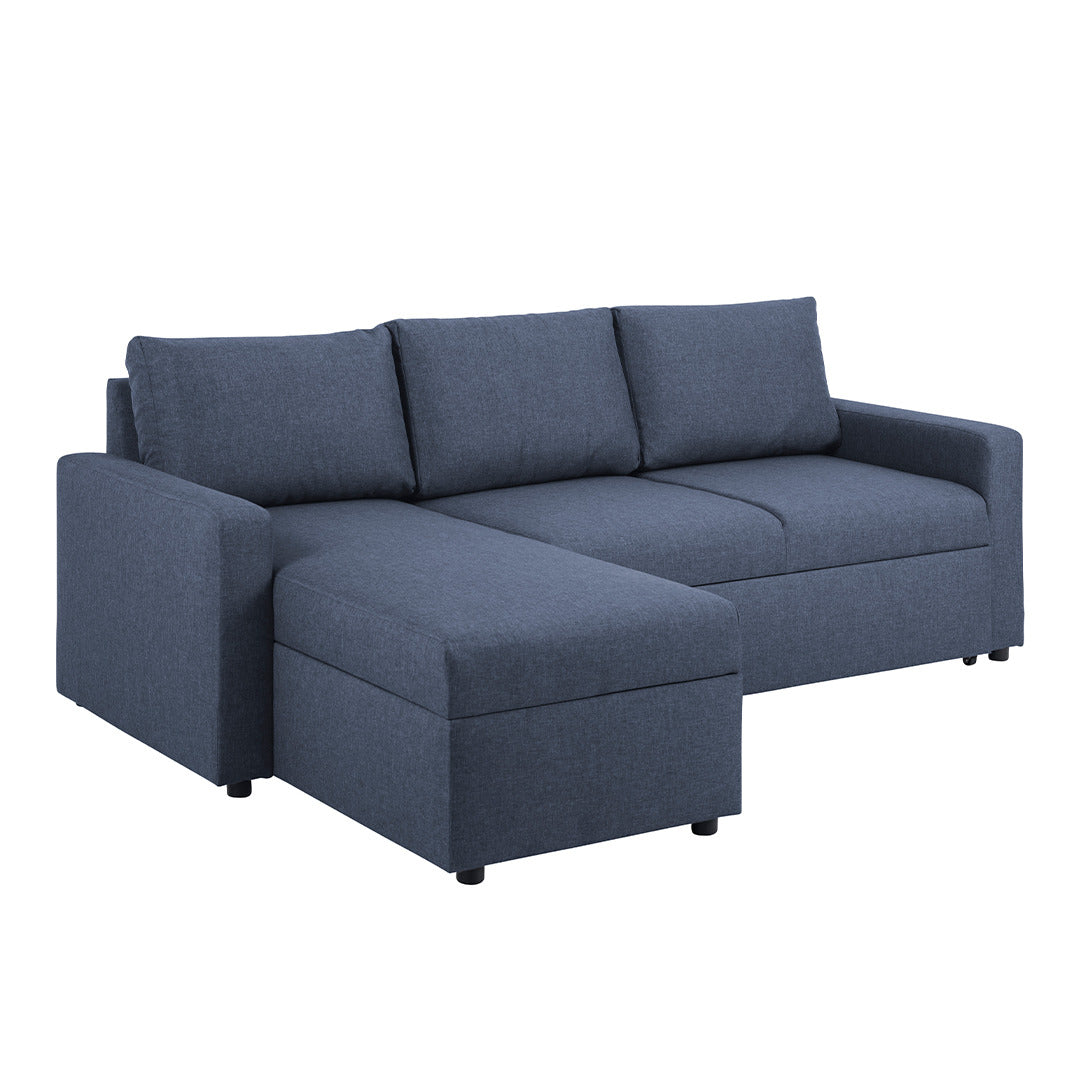 Stavanger sovesofa med chaiselong med opbevaring