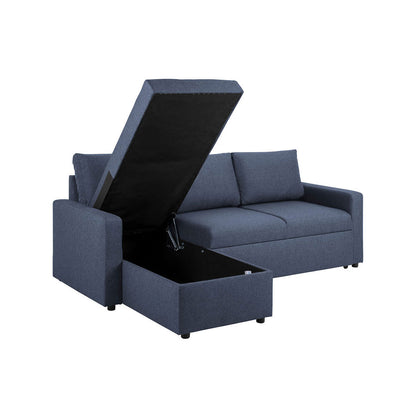 Stavanger sovesofa med chaiselong med opbevaring
