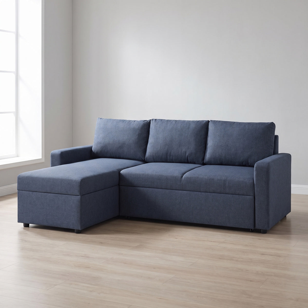 Stavanger sovesofa med chaiselong med opbevaring