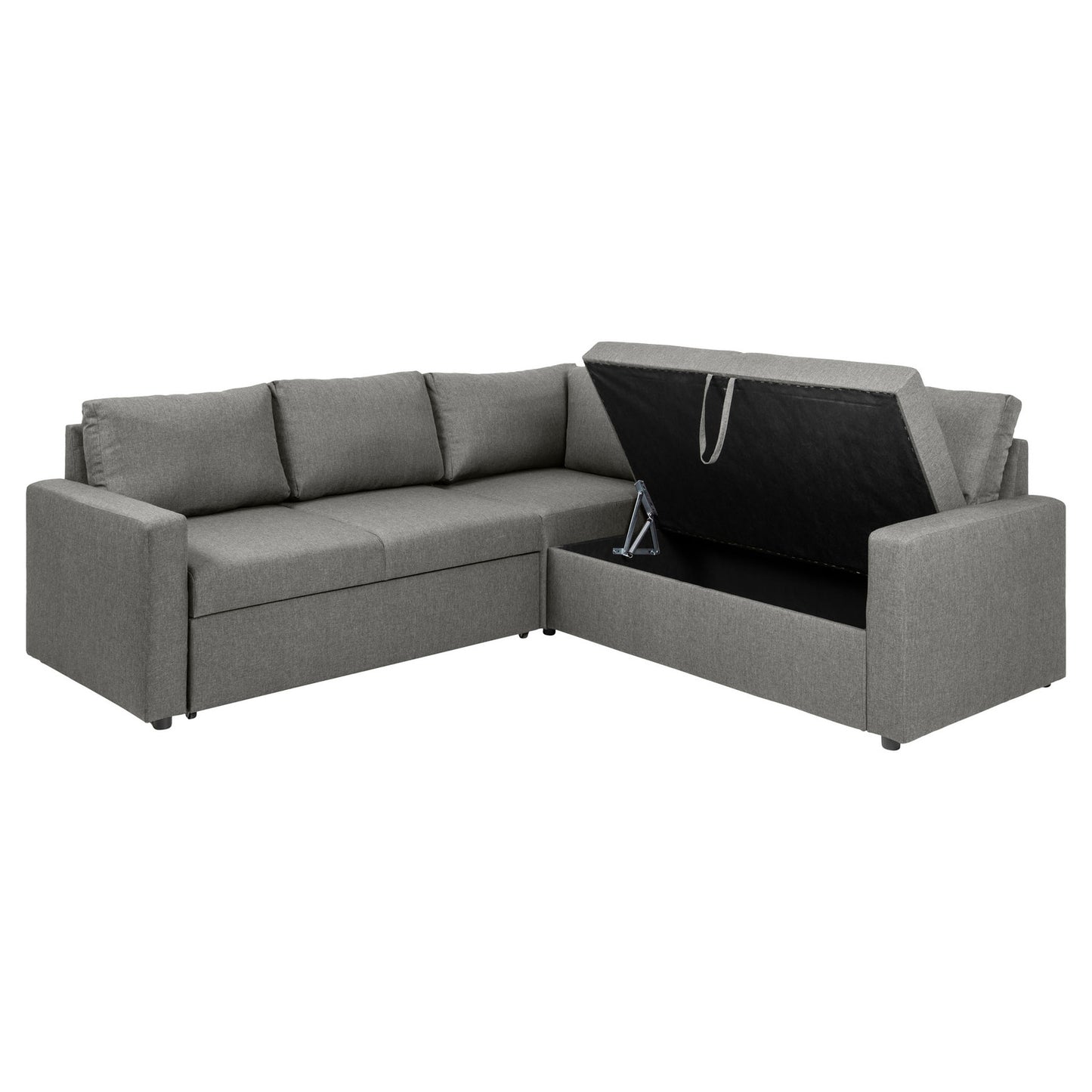 Stavanger sovesofa med chaiselong med opbevaring