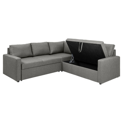Stavanger sovesofa med chaiselong med opbevaring
