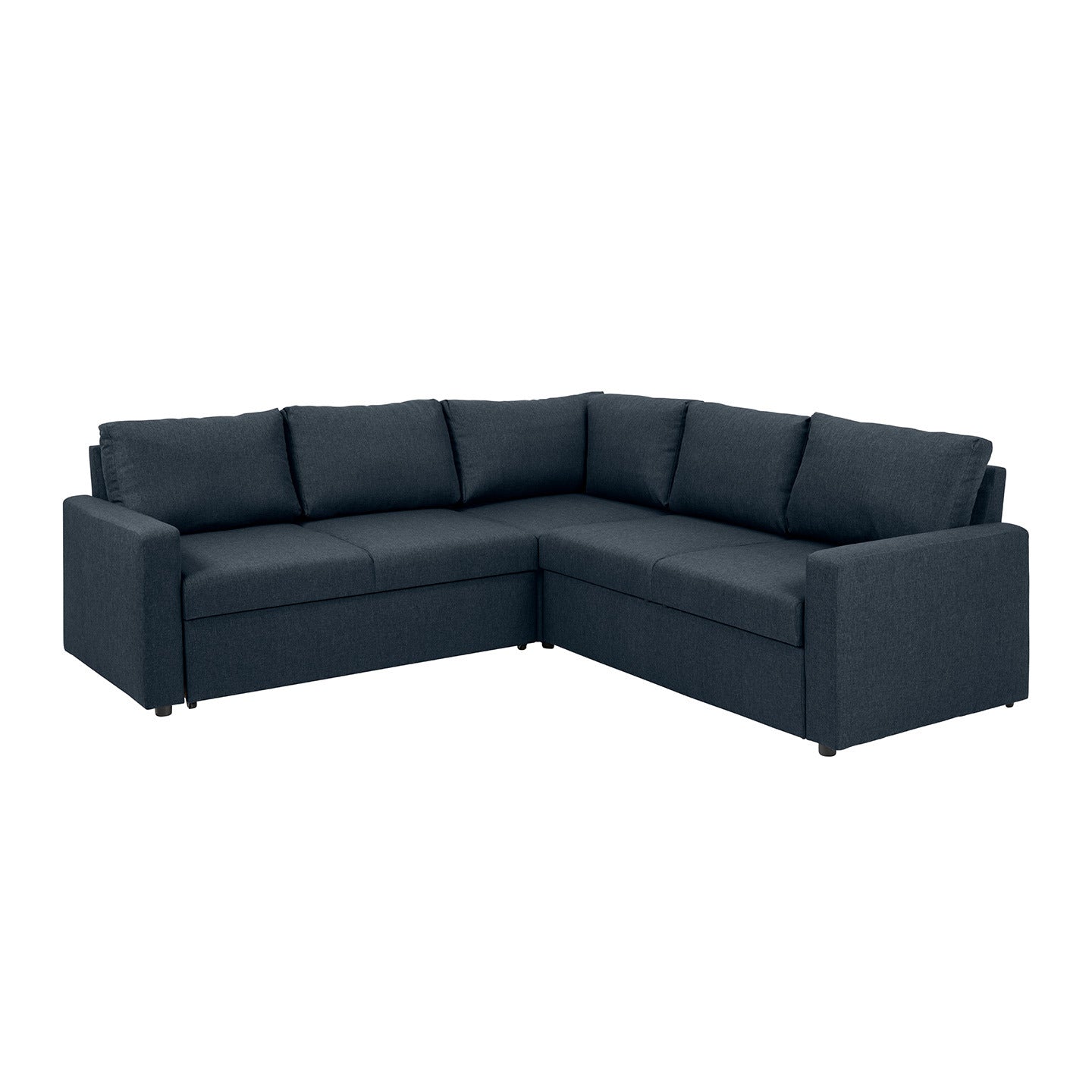 Hjørnesofa Oxford i brun med vendbar opbygning, sovefunktion og opbevaring, 228 x 228 x 85 cm