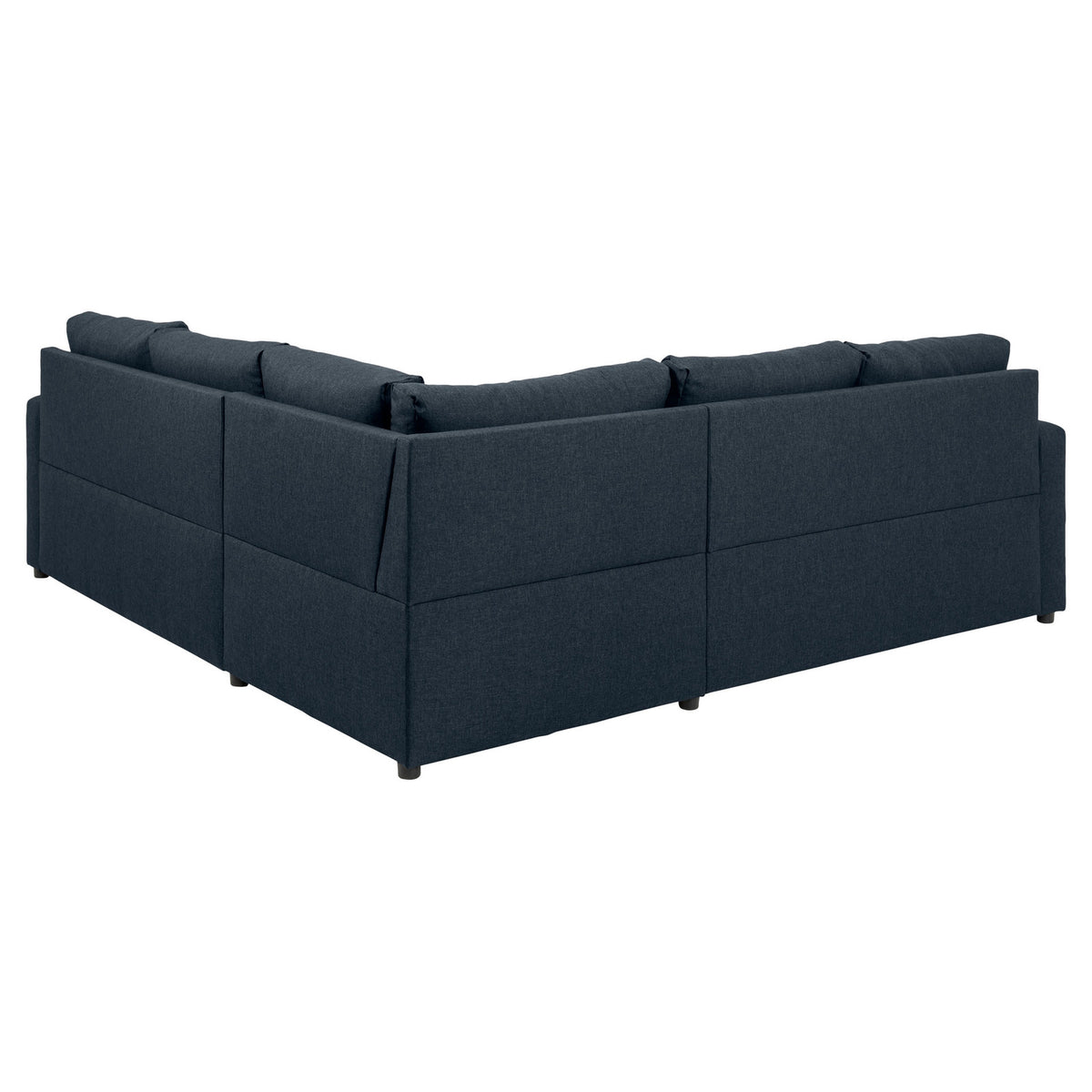 Hjørnesofa Oxford i brun med vendbar opbygning, sovefunktion og opbevaring, 228 x 228 x 85 cm